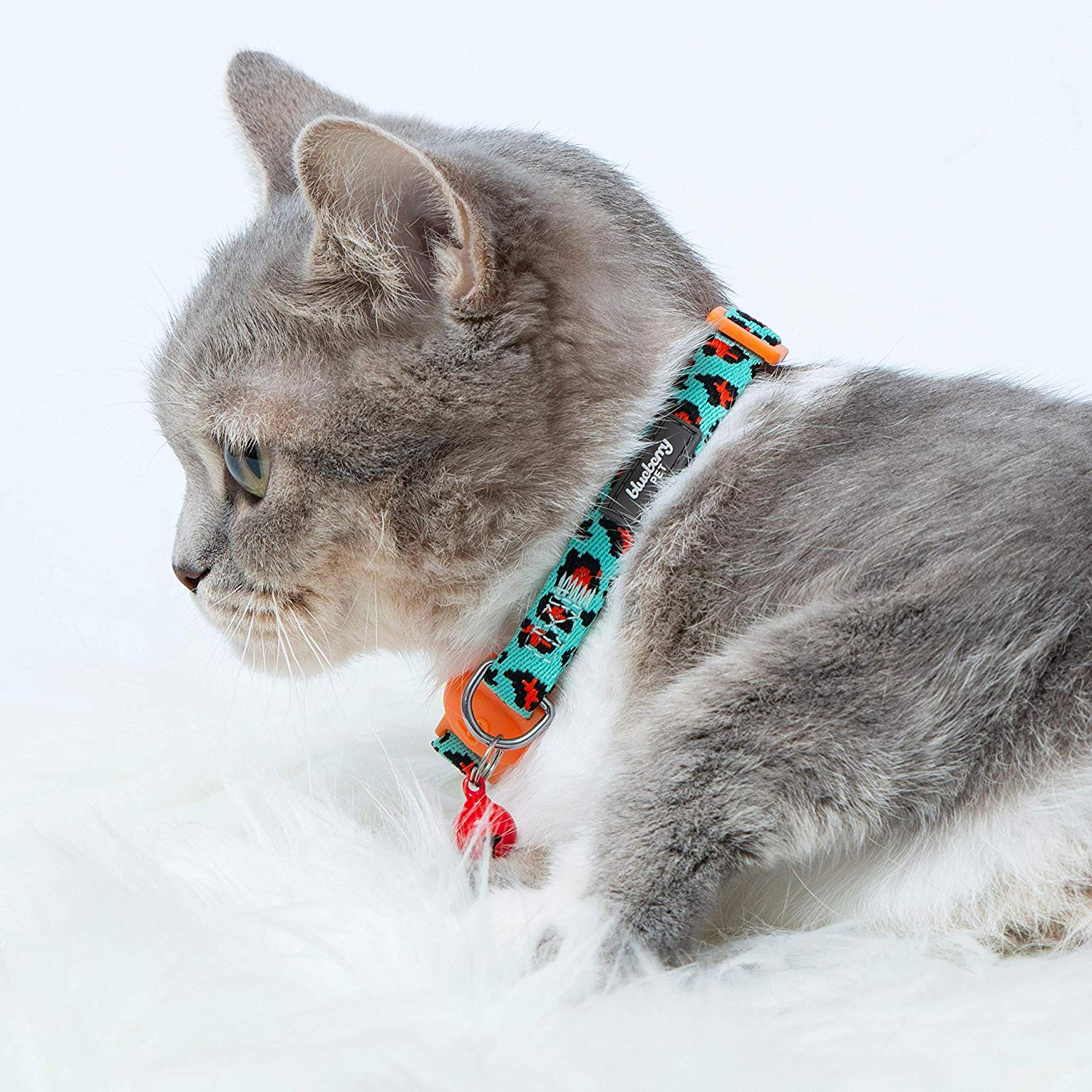 Adjusts to Fit Kittens Patricks Day Cat Collar with Safety Breakaway Clasp St 